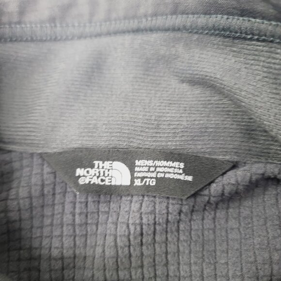 The North Face Men's Gray Long Sleeve Mock Neck Windrunner Fleece Jacket Size XL - Picture 5 of 7
